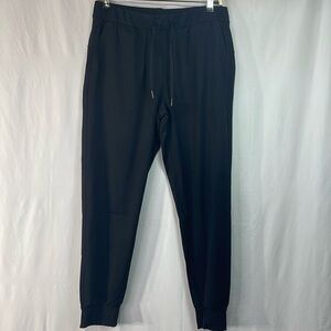 🪵 Ajisa black, nylon spandex joggers